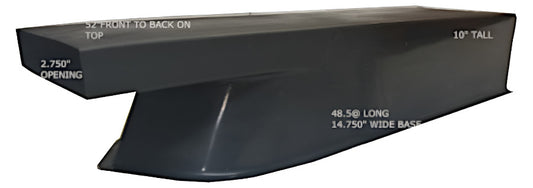 502 10" WINDSHIELD SNORKEL SCOOP
