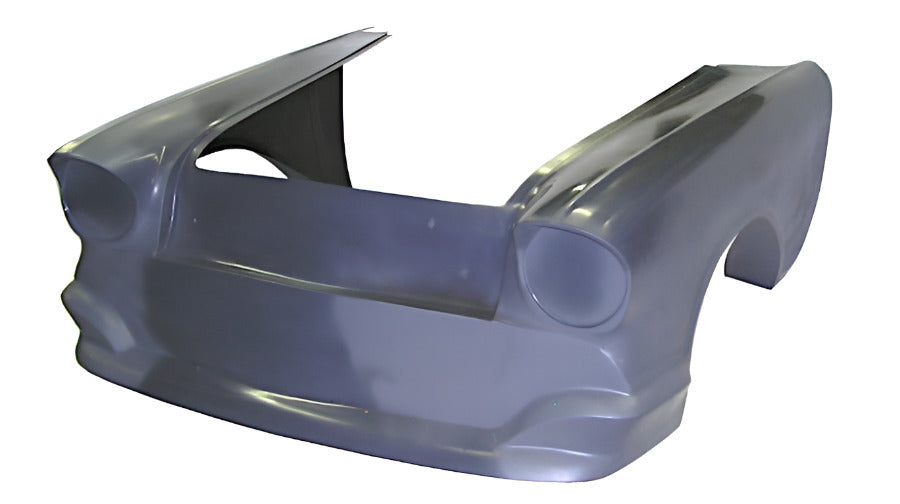 Inventory 697 C 57 CHEVY PRO MOD FRONT END AND HOOD