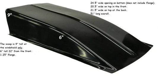 550-9" COWL INDUCTION SCOOP