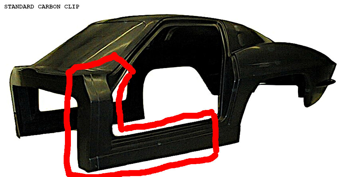 RON POTENZO 63 VETTE BODY (STANDARD CARBON CLIP)